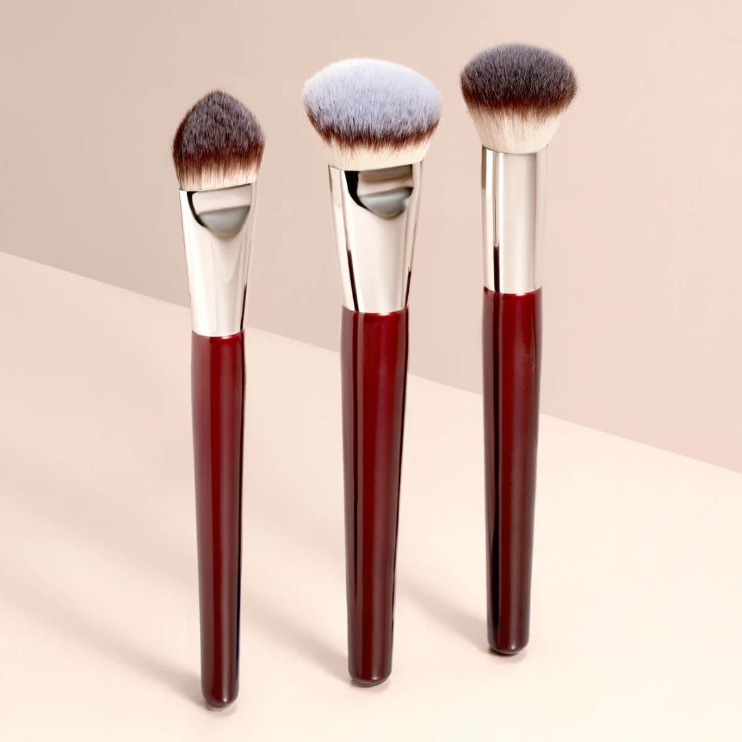 PerfectBlend™ Nose & Cheek Contour Brush Set (3-Piece)