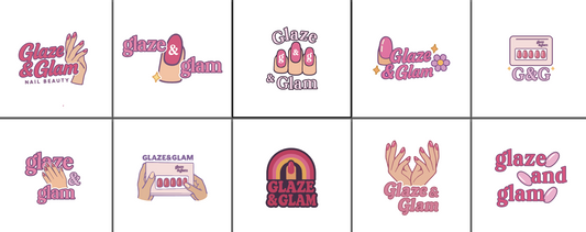 Glaze & Glam Sticker Pack 1